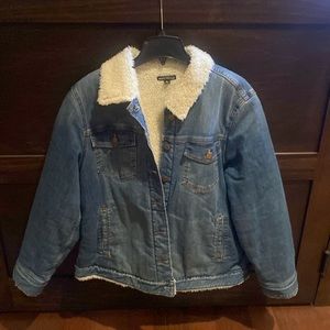 Jcrew fully lined denim jacket